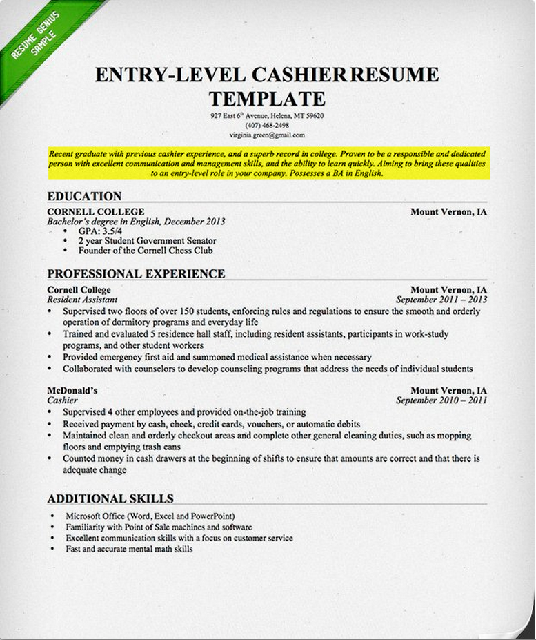 Career objective for resume preparation
