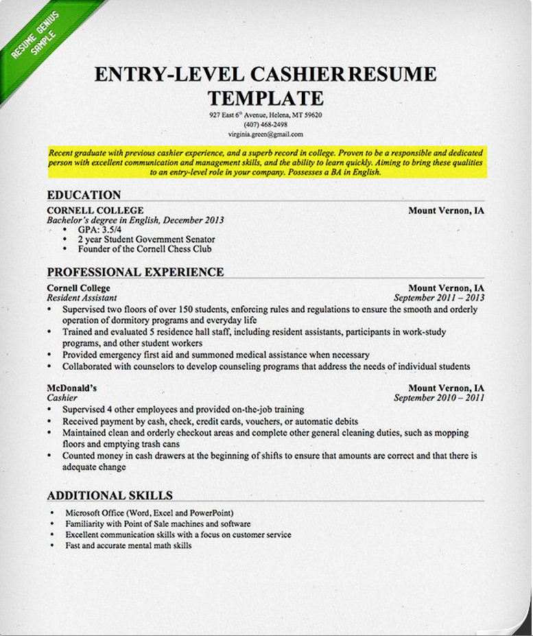 writing-college-resume-objective