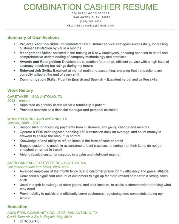 Summerize skills resume