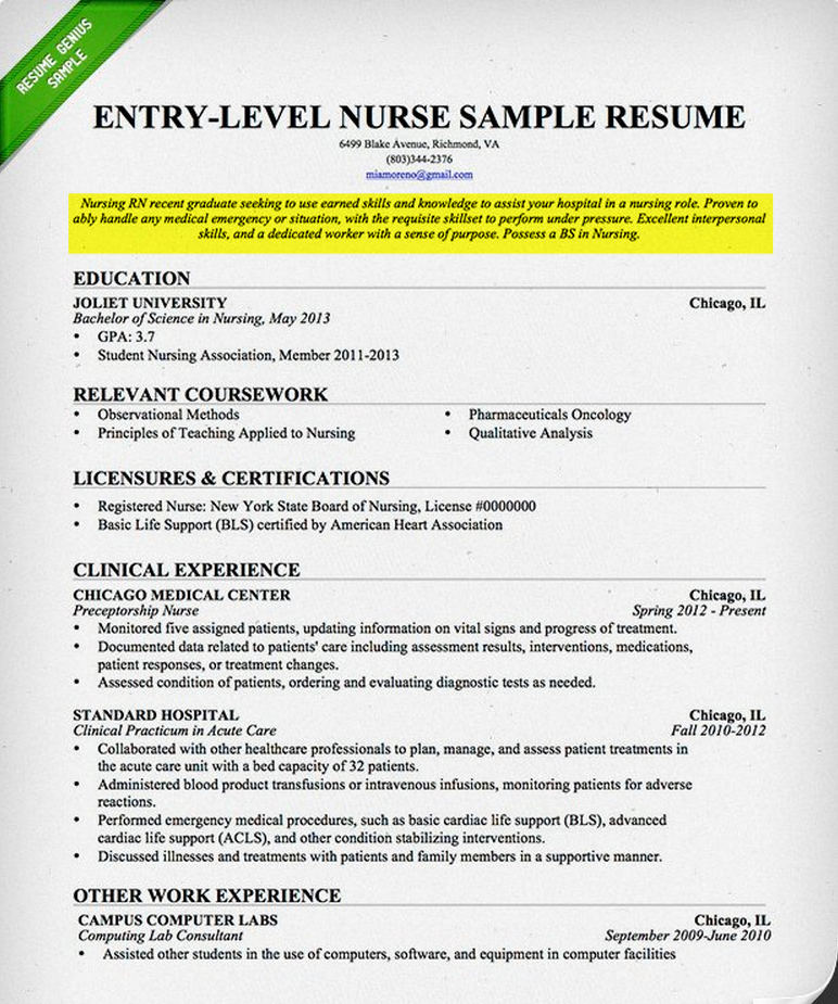 career objective for resume student examples