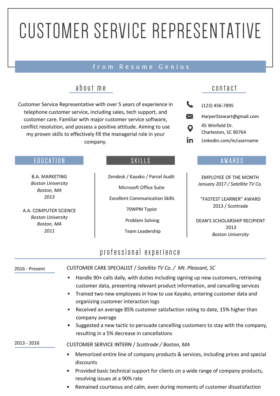 Hospitality Resume Sample Writing Guide Resume Genius