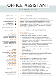 13 Resume Office Assistant Free Samples Examples Format Resume 