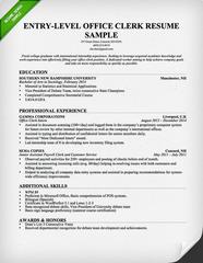 Office Worker Resume Sample Resume Genius
