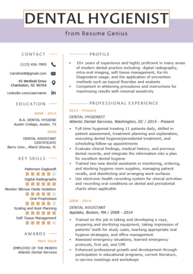 Dental Assistant Resume Sample Tips Resume Genius