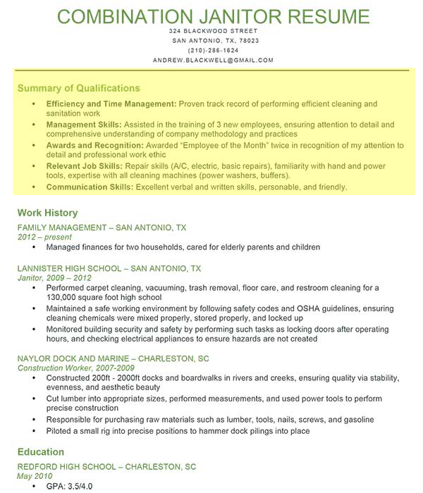 Profile on a resume what to write