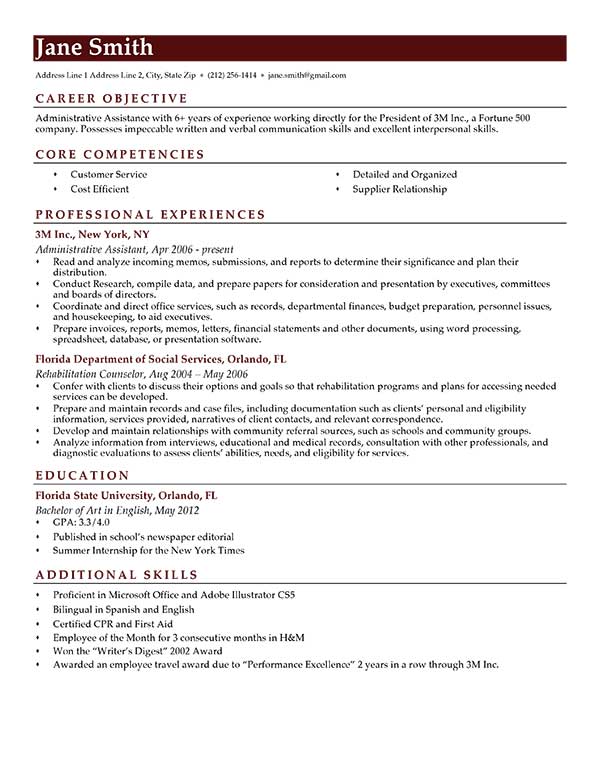 Resume Tip: Objective Section | Dorothy Rawlinson