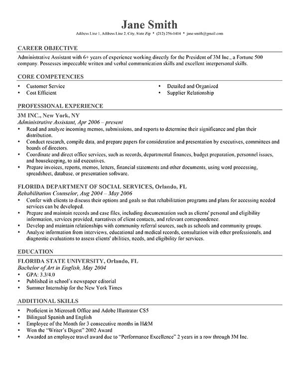 Free Resume Samples amp; Writing Guides for All Free Resume Samples amp; Writing Guides for All