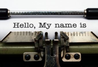 typewriter writing resume