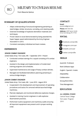 Resume Format For Internship from resumegenius.com