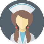 An icon of a nurse