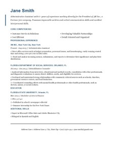 Resume Template Dark Blue Empire State