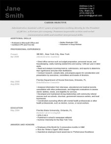 Resume Template Pantheon Gray