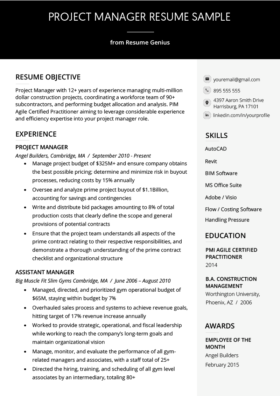 Construction Worker Resume Example Writing Guide Resume Genius