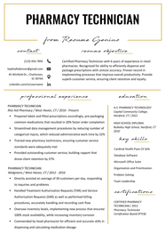 Pharmacy Technician Resume Example Writing Tips Resume Genius