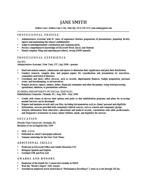 How to Write a Resume Profile | Examples & Writing Guide | RG