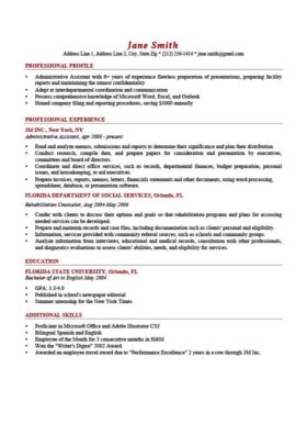 Resume Template Johansson Brick Red