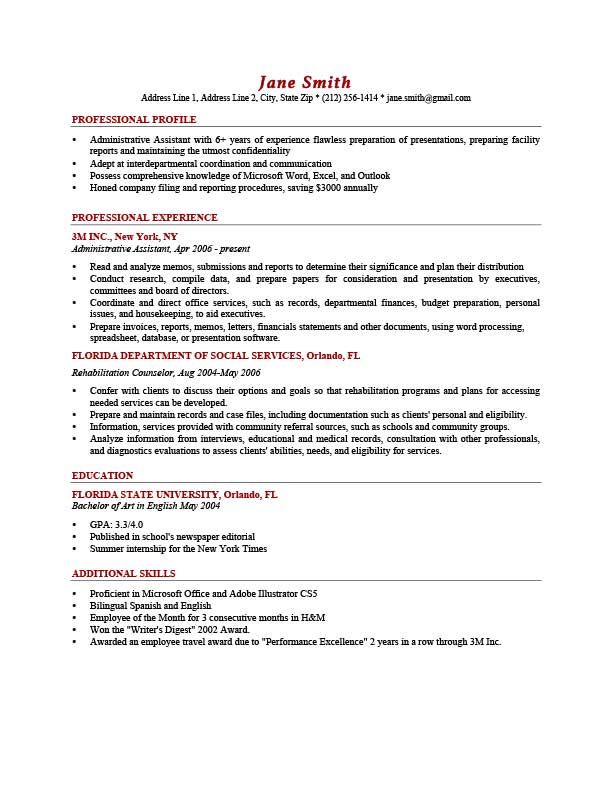 How towrite a job resume