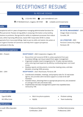 Office Assistant Experience Resume Format : Administrative Assistant Resume - Office assistant resume example ✓ complete guide ✓ create a perfect resume in 5 minutes using our resume examples & templates.