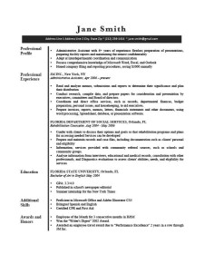 professional profile resume templates resume genius