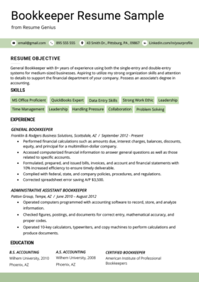 Accountant Resume Sample And Tips Resume Genius