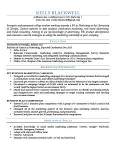 Resume form template