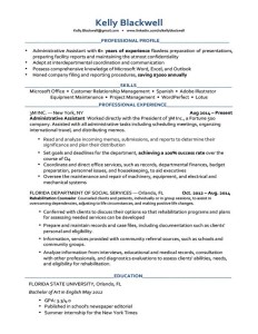 Professional resume design sample