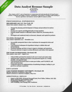 Data Entry Resume Sample & Writing Guide  RG