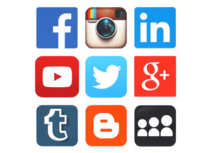popular social media logos a social media manager could include on their resume
