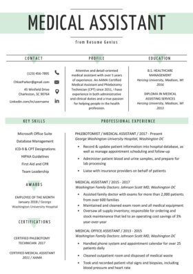 Cover Letter Template For Medical Assistant from resumegenius.com