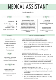 Medical Assistant Resume Sample Writing Guide Resume Genius