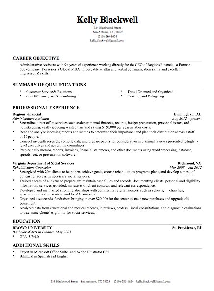 To do a resume online