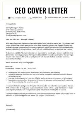 Consulting Cover Letter Example And Writing Tips