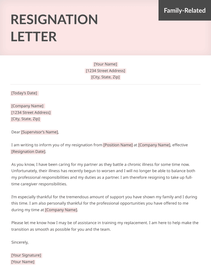 Heartfelt Resignation Letter To Boss from resumegenius.com