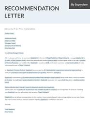 29 Personal Recommendation Letter For A Job