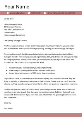 Basic Cover Letter Samples Primary Concept Popular