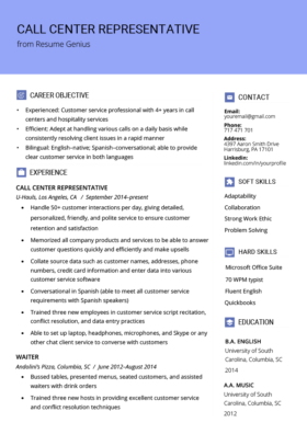 Customer Service Representative Resume Examples Writing Tips