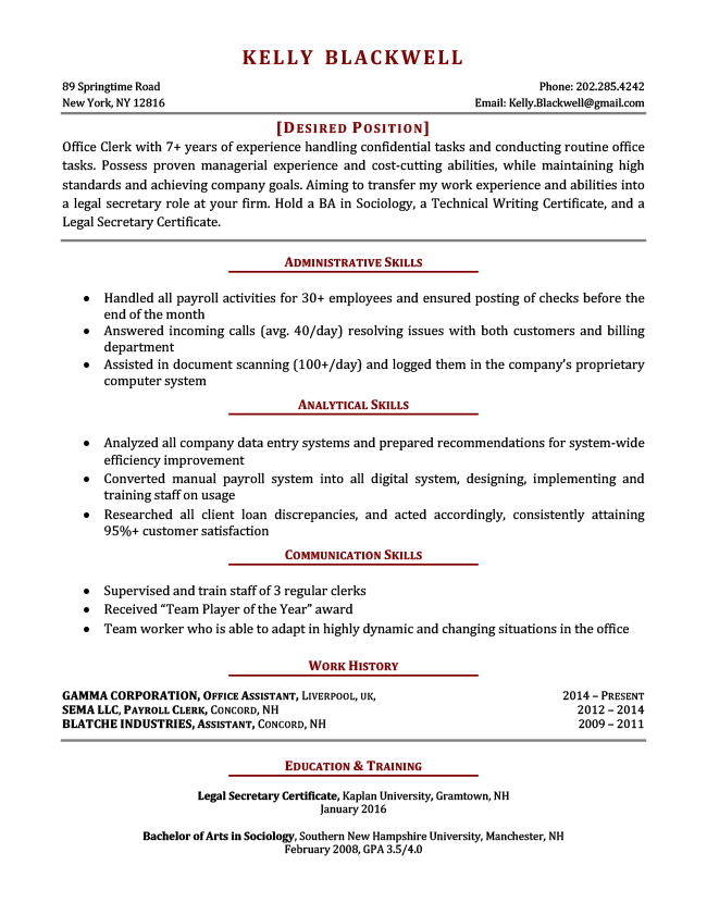 Free Resume Templates Download For Word Resume Genius