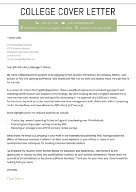 Sample Of Cover Letter For Teacher from resumegenius.com