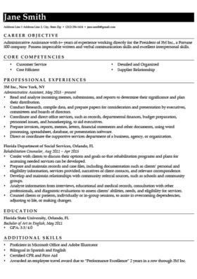 Free Resume Templates Download For Word Resume Genius