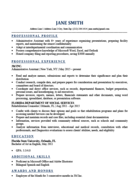 Format In Writing A Resume Verat