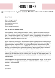 Cover Letter Of Purchase Officer Purchasing Assistant Cover Letter