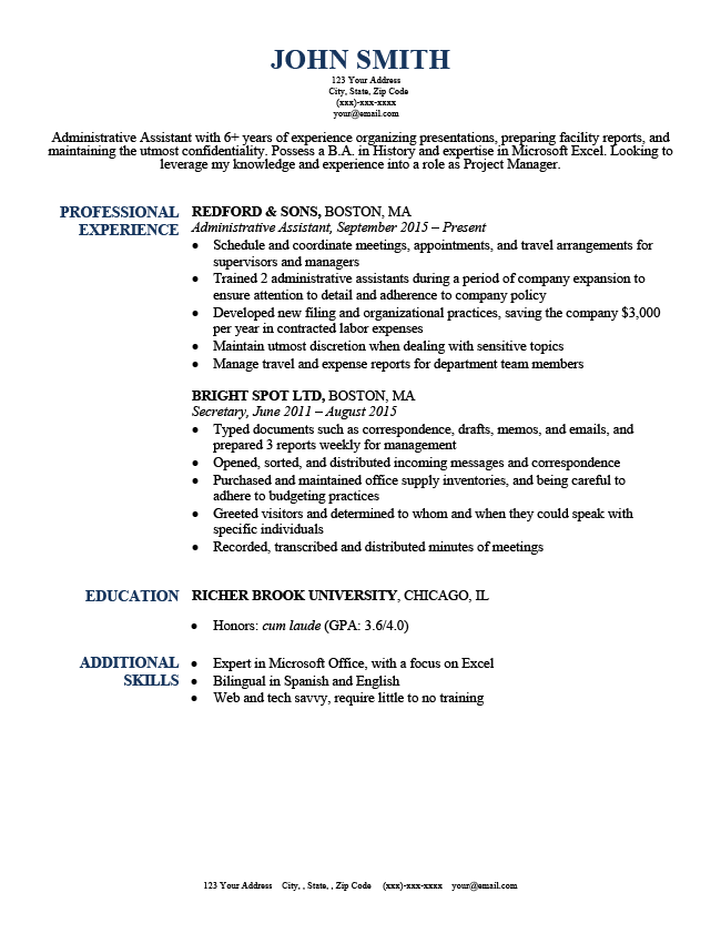 resume objective for doctors office assistant   4
