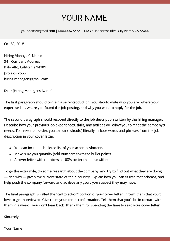 Cover Letter Without A Name from resumegenius.com