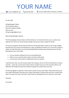 Cover Letter Format Step By Step Formatting Guide 8 Examples
