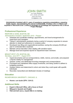 expert preferred resume templates