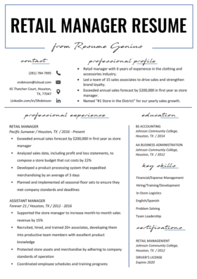 Retail Salesperson Cover Letter from resumegenius.com