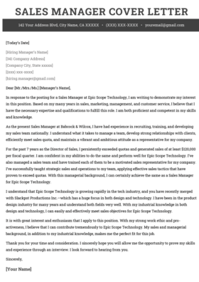 Account Manager Cover Letter Example Resume Genius - 