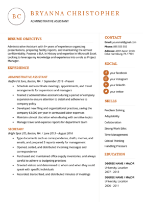 40 Modern Resume Templates Free To Download Resume Genius