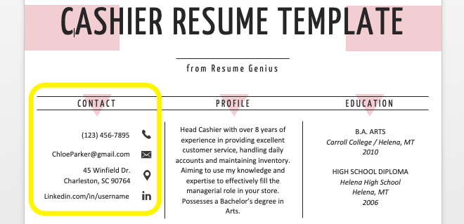 Free To Use Online Resume Builder By Livecareer