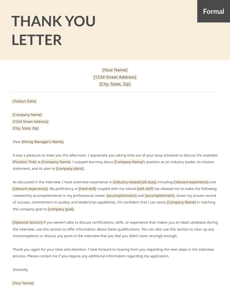 thank you letter for phd interview